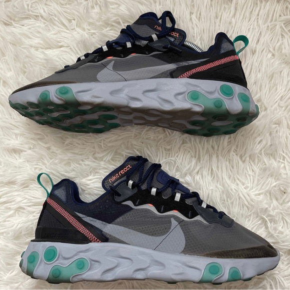 nike element react 87 neptune green